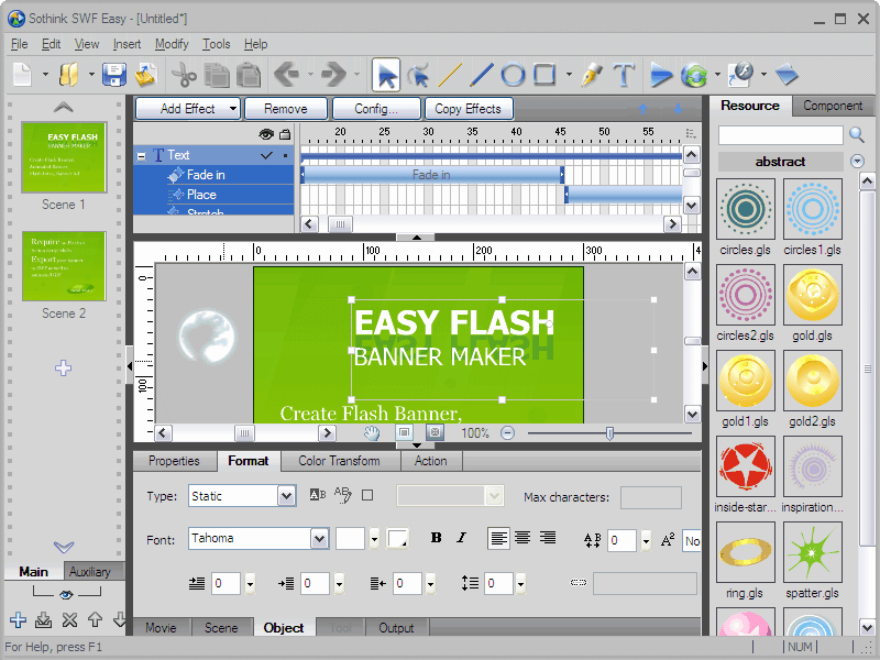 Flash Banner Creator – Web Banner erstellen 6.4