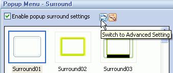 Simplify the surround function